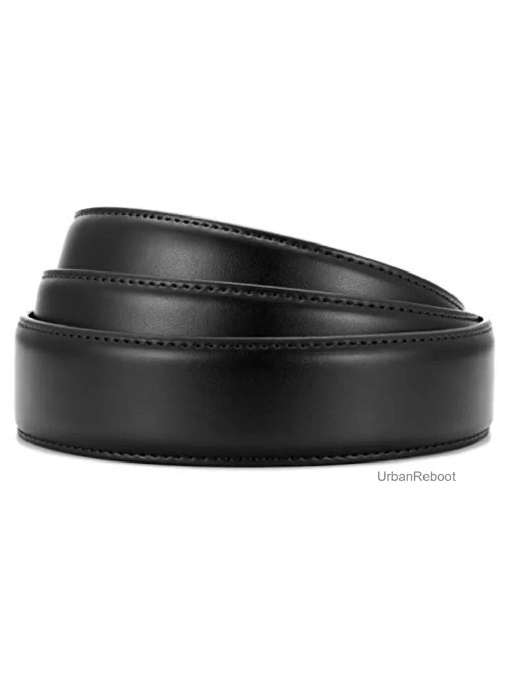 Genuine Leather Ratchet Belt Replacement Strap 1 3/8